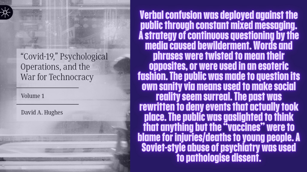 Psychological Operation COVID-19 - Verbal confusion